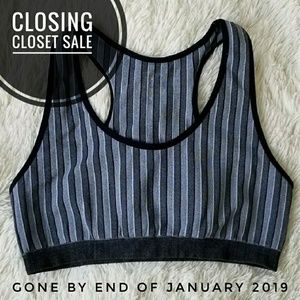 Stripe Sports Bra